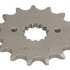Pinion față oțel, tip lanț: 520, număr dinți: 15, compatibil: APRILIA RS; SUZUKI RG, RGV 250 1983-2004