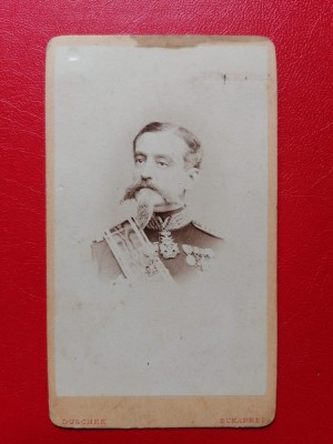 Cdv Franz Duschek generalul Ioan Florescu foto