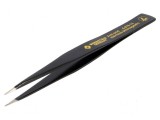 Pensetă nemagnetică cu v&acirc;rf ascuțit ESD 16g