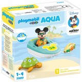Playmobil 1.2.3 Aqua Disney - Tur cu barca lui Mickey
