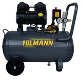 Compresor de aer silentios fără ulei 50 litri, 1.5CP