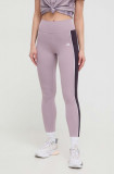 Cumpara ieftin Adidas Performance colanți de antrenament Optime culoarea violet, cu model IN5888