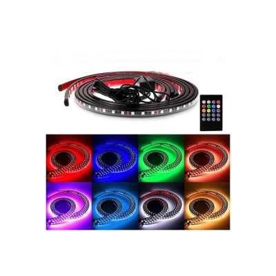 Kit banda LED SMD sub masina cu telecomanda foto