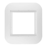 Rama Relee Elegant 51700, 1 post, alb, pentru priza / intrerupator