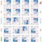 AEROMFILA,MINICOALA DE 27 TIMBRE + VINIETA RAR! MNH ** 2020,VAL DE 2,70 LEI.