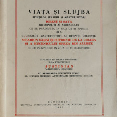 Viata si slujba sfintilor ierarhi si marturisitori Iorest si Sava, Mitropoliti ai Ardealului