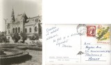 *Romania, Oradea, Biblioteca regionala, carte posta ilustrata circulata intern, 1967