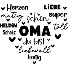 Sticker decorativ, Mama, Negru, 68 cm, 1238STK-3