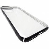 Husa tip capac spate Devia Glimmer plastic transparent cu margini negre pentru Apple iPhone 11 Pro