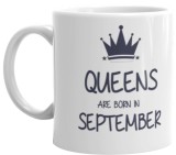 Cana alba personalizata - La multi ani - Queens are born in September, INOVATIX&reg;. 330ml