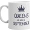 Cana alba personalizata - La multi ani - Queens are born in September, INOVATIX&reg;. 330ml