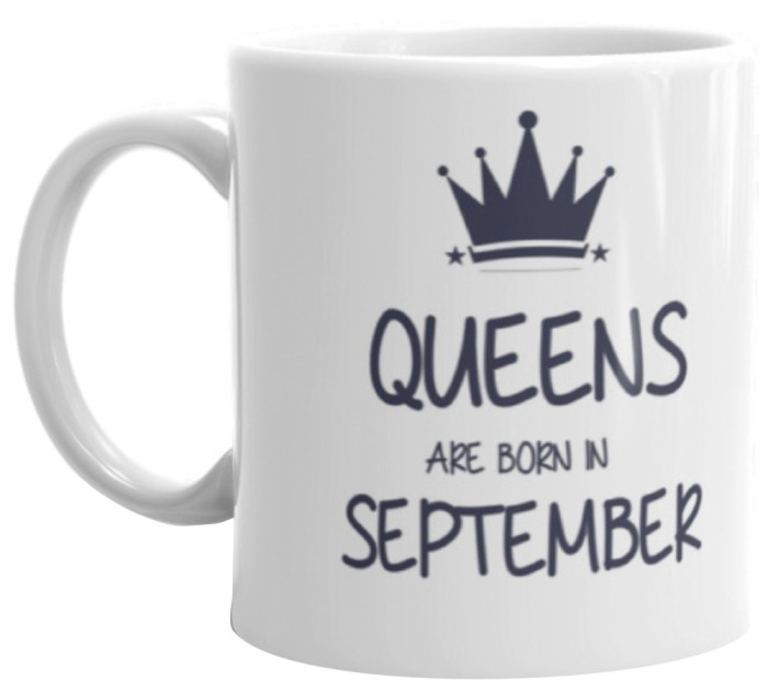 Cana alba personalizata - La multi ani - Queens are born in September, INOVATIX&reg;. 330ml