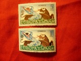 Serie Spania 1966 - Europa CEPT - Europa si Zeus , 2 val., Nestampilat