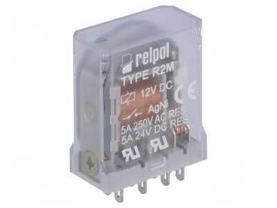 Releu Electromagnetic DPDT 12VDC 10A foto