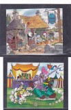 ROMANIA 1986 LP 1153 LP 1154 DESENE WALT DISNEY II SERIE + 3 COLITE MNH, Arta, Nestampilat