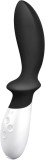 Vibrator Lelo Loki, Stimulator Prostata, Silicon Catifelat, 6 Moduri Vibrare, USB Reincarcabil, Negru