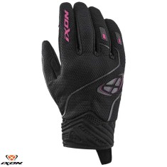 Manusi femei pentru scuter - motocicleta Roadster vara Ixon model Hurricane 2 LS culoare: negru/fuchsia (roz) &ndash; degete tactile M (8/9)