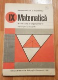 Matematica IX. Geometrie si trigonometrie de Augustin Cota, Clasa 9