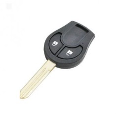 Cheie completa Topautochei&reg; pentru Nissan Qashqai Cube Juke Tiida Micra, 2 butoane, 315 Mhz, ID46 chip