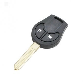 Cheie completa Topautochei&reg; pentru Nissan Qashqai Cube Juke Tiida Micra, 2 butoane, 315 Mhz, ID46 chip