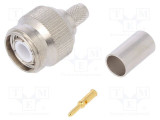 Conector TNC mufă tată drept 50&Omega; PTFE aurit TELEG&Auml;RTNER