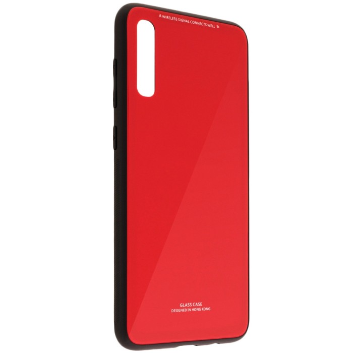 Husa SAMSUNG Galaxy A70 \ A70s - Glass (Rosu)