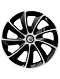 Cumpara ieftin Set 4 Capace Roti Autohelix MSA&reg; potrivite jantelor de 16 inch, pentru BMW Nou, model Stig Extra Black &amp; White
