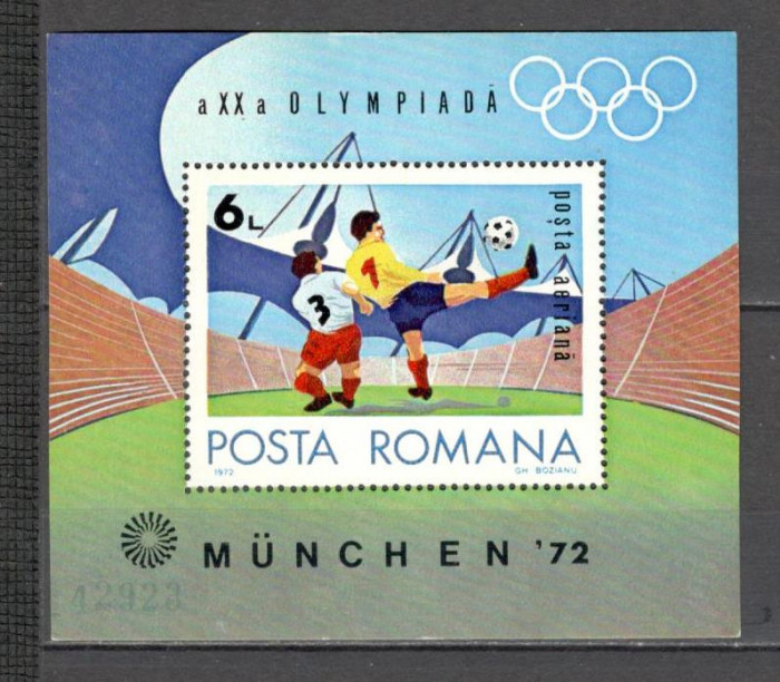 Romania.1972 Olimpiada de vara MUNCHEN-Bl. ZR.456