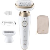 Braun Silk-&eacute;pil 9 Flex 9-030 3D epilator cu cap complet flexibil pentru depilare umedă și uscată 1 buc