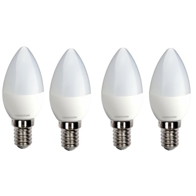 Set 4 Becuri cu led 4W E14 Lumina calda LF 3042 foto