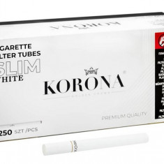 Tuburi Tigari Korona Slim White 250