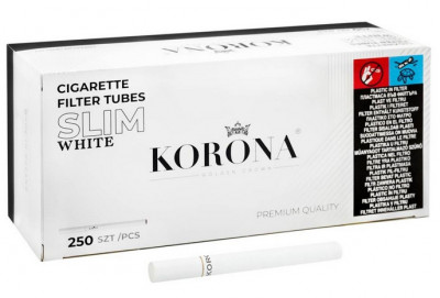 Tuburi Tigari Korona Slim White 250 foto