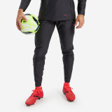 Pantalon de trening Fotbal VIRALTO SOLO Negru-Roz Bărbați, Kipsta