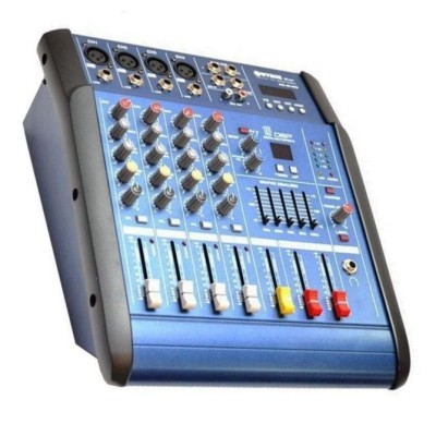 Mixer audio cu amplificare WG-4DUSB-BT, cu Bluetooth, 200 Watt x 2 si 4 canale foto