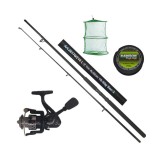 Set complet lanseta spinning 2,1 m, mulineta CFC1000 si accesorii