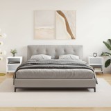 vidaXL Noptiere, 2 buc, alb, 40x30x50 cm, lemn compozit