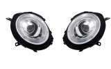 Set faruri tuning MINI ONE/COOPER/CLUBMAN/CLUBVAN/COUPE/ROADSTER/CABRIO (R55/56/57/58/59), 07.2007-2012, cu semnalizare; cu daytime running light; H9