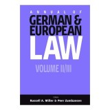 Annual Of German &amp; European Law