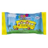 Servetele umede, 20 buc, pentru scoala si calatorii, CMCLASS