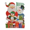 Autocolant Decorativ Craciun, 3D, Multicolor, 30x40cm, Hartie, Oem