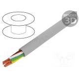 Cablu ELITRONIC&reg; LIYY 6x0,25mm&sup2; neecranat 250V TKD litat gri