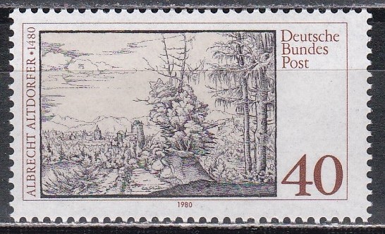 Germania 1980 - 500 de ani de la nașterea lui Albrecht Altdorfer, pictor, MNH