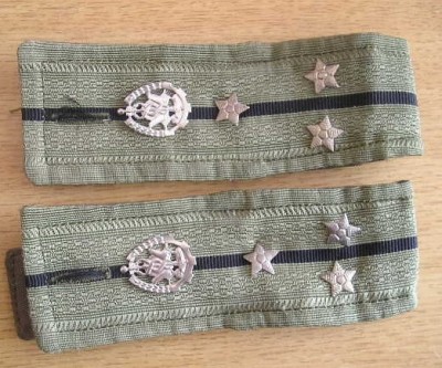 C1 1 - Grade militare - comunism - locotenent major - manta ploaie foto