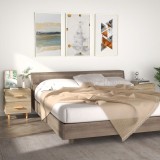 Cumpara ieftin Noptiere, 2 buc., stejar sonoma, 40x35x47,5 cm