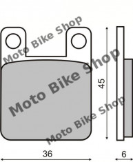 MBS Placute frana Peugeot/Italjet/Derbi/Beta, Cod Produs: 55779OL foto