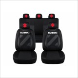 Set Huse Scaune Universale Nero Negru Personalizate cu Suzuki