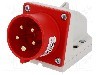 Conector alimentare AC, IEC 60309, IP44, 16A, 400V AC, 5 pini, PCE - 515-6
