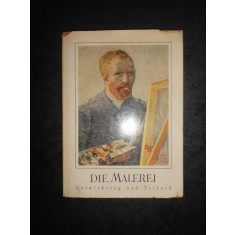 DIE MALEREI. TECHNIK UND ENTWICKLUNG (1955, editie cartonata)