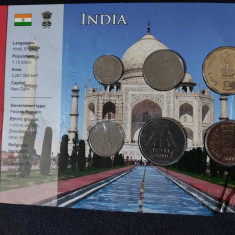 Seria completata monede - India 1996-2001 , 6 monede