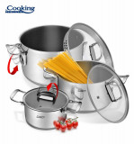 SET GATIT INOX 6PIESE MANER PLIA, MILENA, Heinner